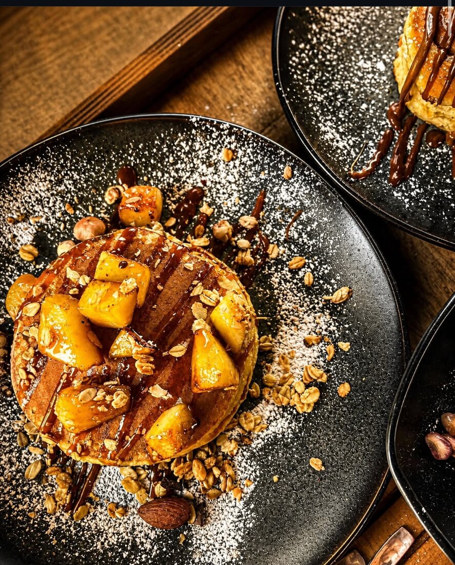 Pancakes Pommes Caramélisées
